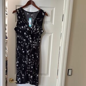 Seanna XL Black Floral Dress stitch fix NWT